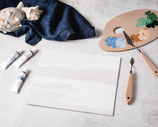 Cate Paper Co - MOUNTAIN VALLEY Palette Knife Painting Kit {NOT a Paint-by-Number}