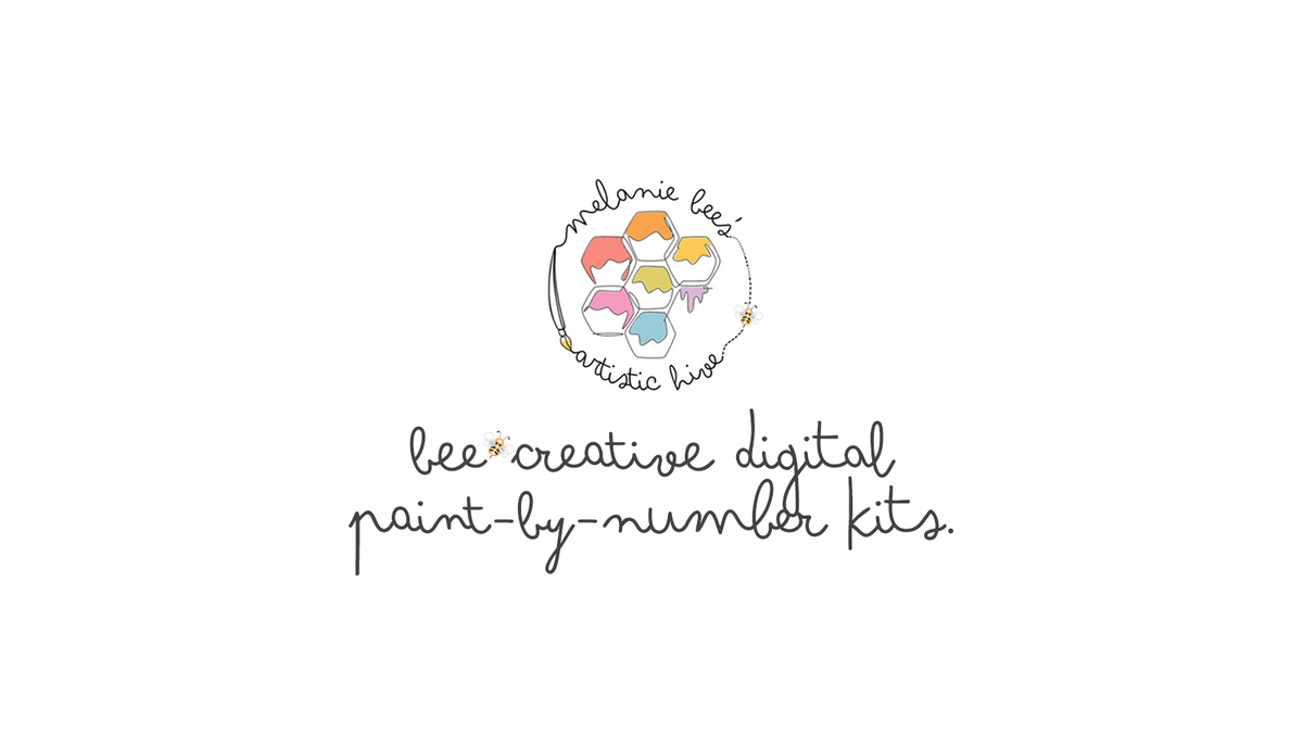 Kits pbn digitales creativos de abejas.