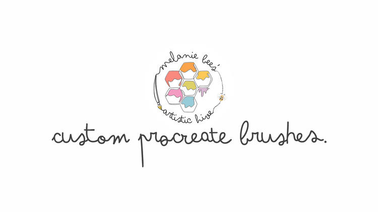 mbee's custom digital procreate brushes.