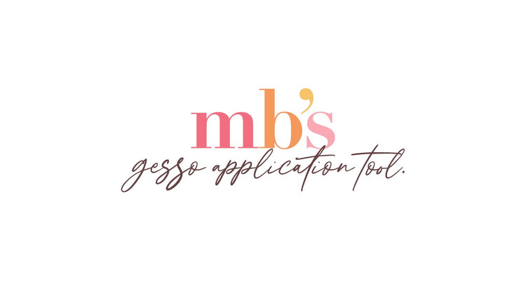 mb's gesso application squeegee.