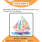 BEE CREATIVE Digital Paint by Number Kit {for Procreate} - COLORFUL SAILBOAT 05