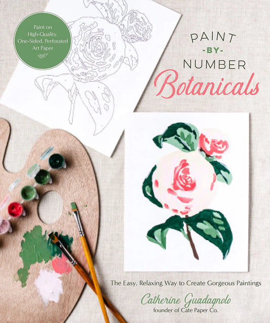 Cate Paper Co - “PAINT-BY-NUMBERS BOTANICALS” PBN BOOK
