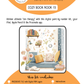 BEE CREATIVE Digital Paint by Number Kit {for Procreate} - COZY BOOKNOOK 13