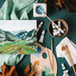 Cate Paper Co - MOUNTAIN VALLEY  Palette Knife Painting Kit {NOT a Paint-by-Number}