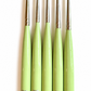 Melanie B’s 5 Piece Lime MINI DETAIL PAINT Brush Set - NEW