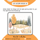 BEE CREATIVE Digital Paint by Number Kit {for Procreate} - CUTE AUTUMN NATURE 04