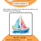 BEE CREATIVE Digital Paint by Number Kit {for Procreate} - COLORFUL SAILBOAT 20