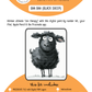 BEE CREATIVE Digital Paint by Number Kit {for Procreate} - BAA BAA {BLACK SHEEP}