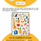 BUZZY BEE KIDS Printable Paint by Number Kit - HAPPY SUMMER RAINBOWS