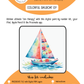 BEE CREATIVE Digital Paint by Number Kit {for Procreate} - COLORFUL SAILBOAT 07