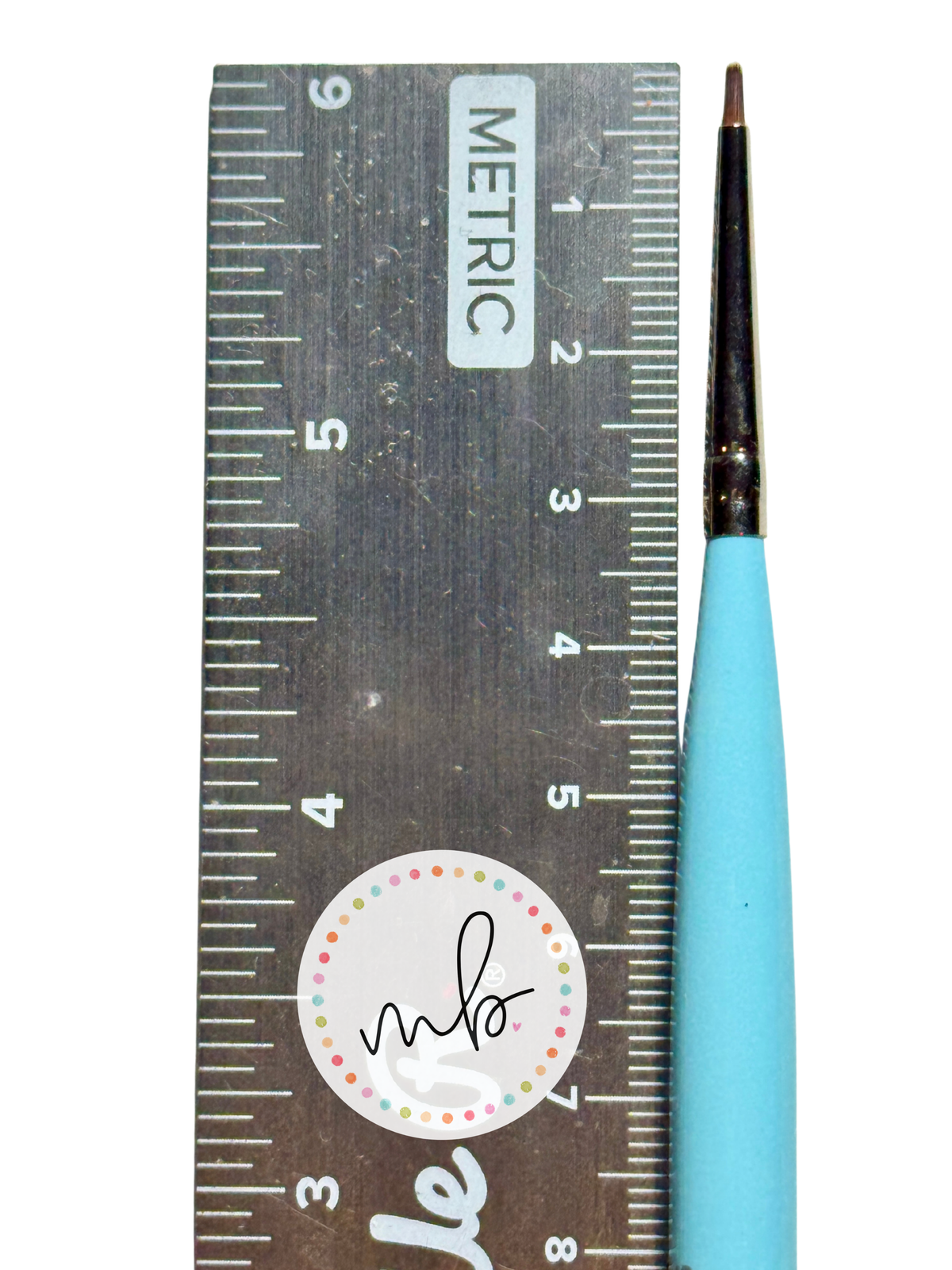 Melanie B’s DUO AQUA MINI FLAT PAINT 2 Piece Brush Set - NEW