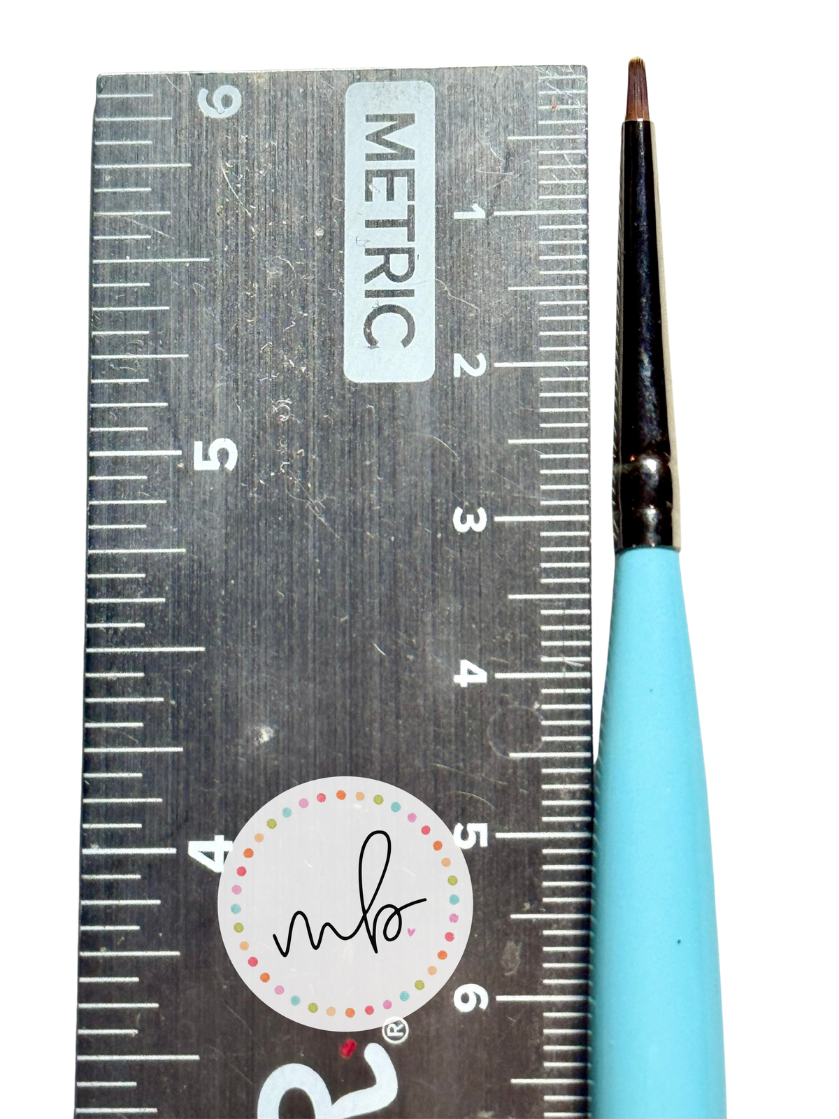 Melanie B’s DUO AQUA MINI FLAT PAINT 2 Piece Brush Set - NEW