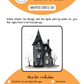 FREE-BEE 🐝 - BEE CREATIVE Digital Paint by Number Kit {for Procreate} - HAUNTED CASTLE 04