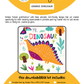 BUZZY BEE KIDS Printable Paint by Number Kit - ORANGE DINOSAUR