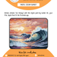 BEE CREATIVE Digital Paint by Number Kit {for Procreate} - PASTEL OCEAN SUNSET
