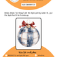 BEE CREATIVE Digital Paint by Number Kit {for Procreate} - PLAID ORNAMENT 07
