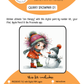 BEE CREATIVE Digital Paint by Number Kit {for Procreate} - QUIRKY SNOWMAN 01