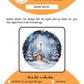 BEE CREATIVE Digital Paint by Number Kit {for Procreate} - ROUND NATIVITY