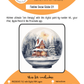 BEE CREATIVE Digital Paint by Number Kit {for Procreate} - FESTIVE SNOWGLOBE 01