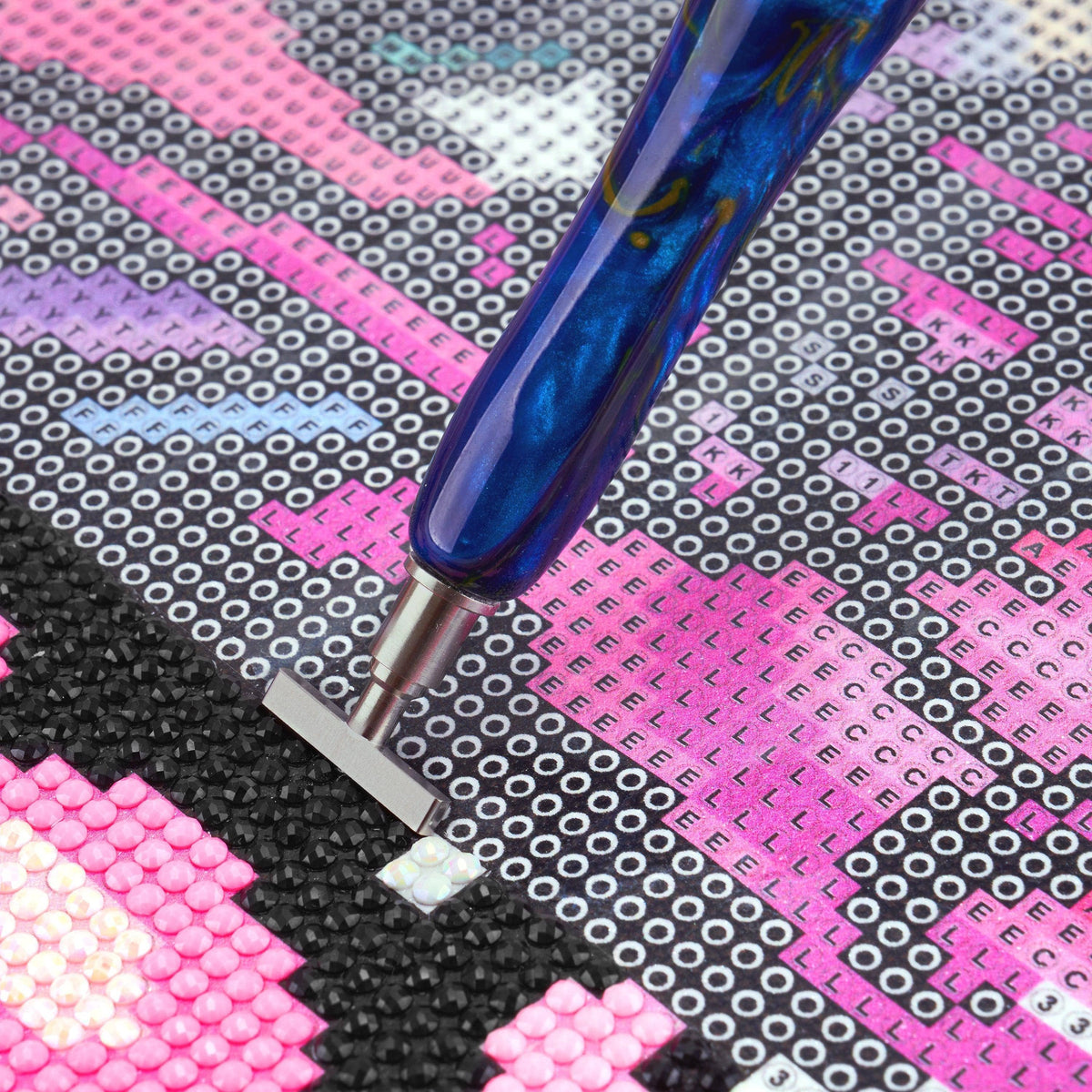 Diamond Art Club DAC Multiplacer 6 pointes en acier inoxydable pour peinture diamant