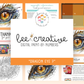 BEE CREATIVE Digital Paint by Number Kit {for Procreate} - DRAGON EYE 7