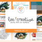 BEE CREATIVE Digital Paint by Number Kit {for Procreate} - DRAGON EYE 11