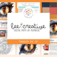 BEE CREATIVE Digital Paint by Number Kit {for Procreate} - DRAGON EYE 12