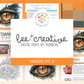 BEE CREATIVE Digital Paint by Number Kit {for Procreate} - DRAGON EYE 8
