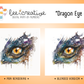 BEE CREATIVE Digital Paint by Number Kit {for Procreate} - DRAGON EYE 6