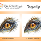 BEE CREATIVE Digital Paint by Number Kit {for Procreate} - DRAGON EYE 7