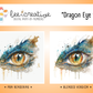 Kit de pintura digital por números BEE CREATIVE {para Procreate} - OJO DE DRAGÓN 9