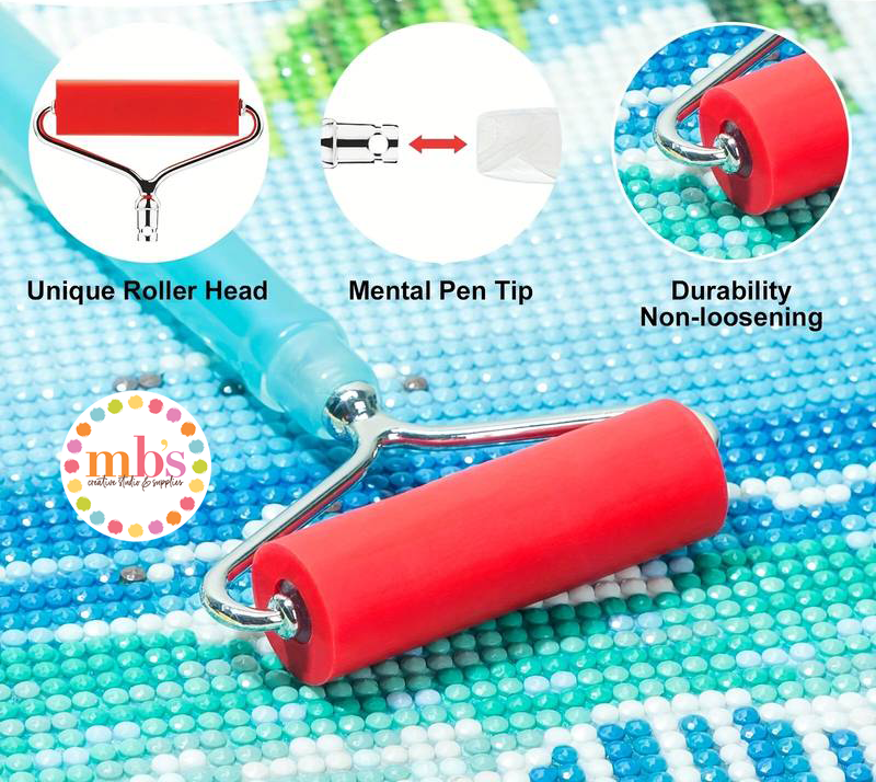 FINAL QUANTITIES - Diamond Painting MINI ROLLER Drill Tip Attachment Accessory: 3 Colors