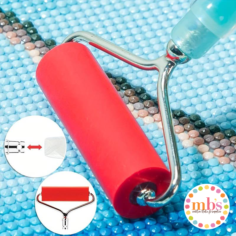 FINAL QUANTITIES - Diamond Painting MINI ROLLER Drill Tip Attachment Accessory: 3 Colors