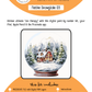 BEE CREATIVE Digital Paint by Number Kit {for Procreate} - FESTIVE SNOWGLOBE 03