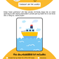 BUZZY BEE KIDS Printable Paint by Number Kit - TUGBOAT ON THE WAVES