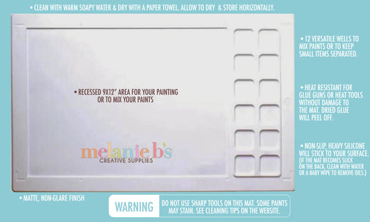 Melanie’s Mixed Media Mixing Mat - Silicone Mat