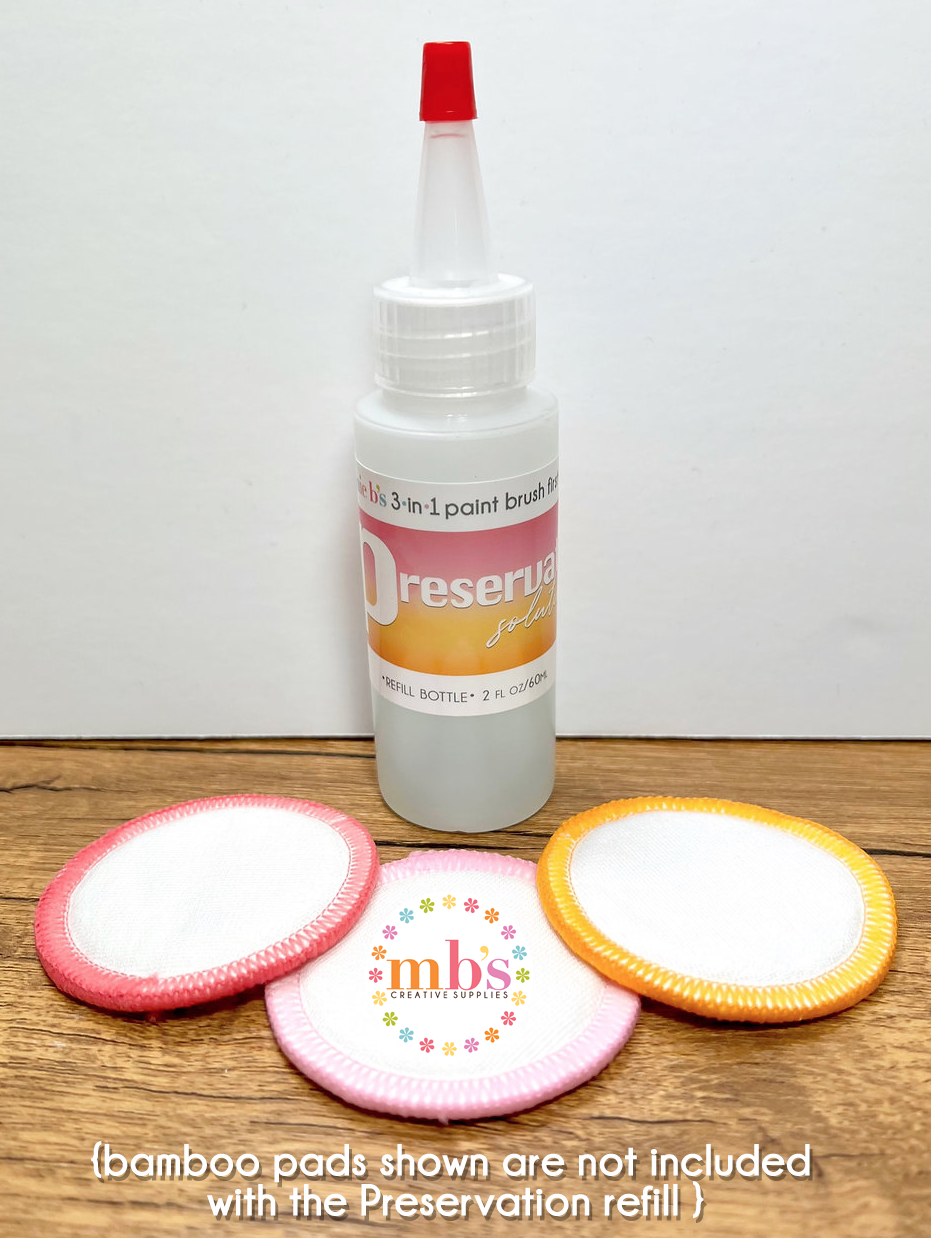 MB's 3-in-1 Brush Cleaning First Aid ADD-ON KIT: PRESERVATION SOLUTION 2 OUNCE REFILL